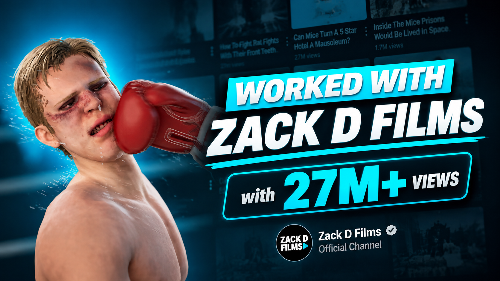 Worked with Zack D. Films - 27M+ views, official animation preview